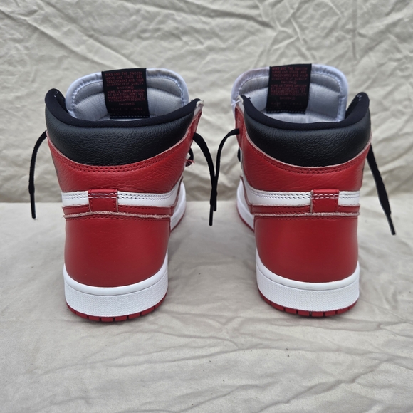 Jordan 1's Nike Air Jordan High Top Sneakers - Red and White - Picture 4 of 10
